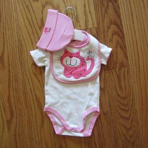 Crazy 8 3 piece layette